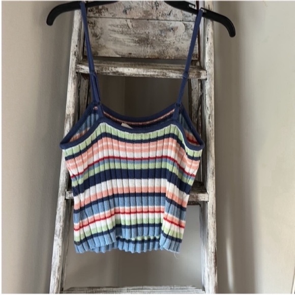 Roxy Dream Sign Stripe Knit Tube Top - Picture 4 of 5